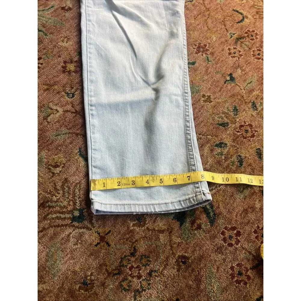 Levi’s 511 Light Wash Straight Leg Blue Jeans Americana Classic Streetwear 38x32